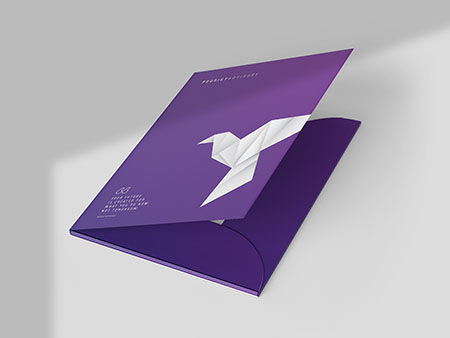 Presentation Folder design + printing gold coast